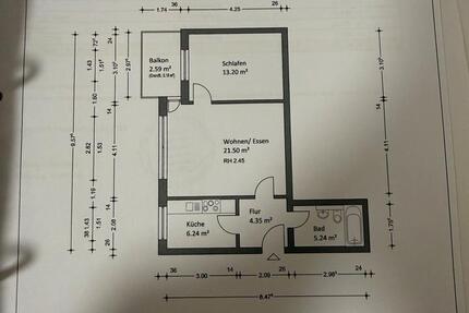 Wohnung Hannover Bothfeld-Vahrenheide - 2 Zimmer, 54 m&sup2;, 170.000&euro; | Angebot:27450625