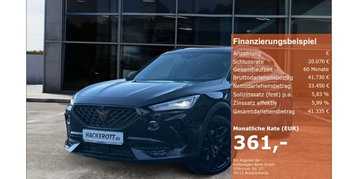 Cupra Formentor 7.735 km 32.980 &euro; Laatzen 30880