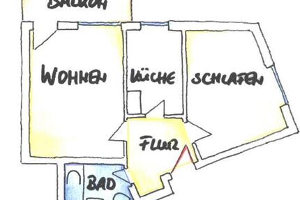 Wohnung Hannover Vahrenwald-List - 2 Zimmer, 57 m&sup2;, 245.000&euro; | Angebot:25164633