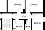 Etagenwohnung Langenhagen - 3 Zimmer, 67 m&sup2;, 646&euro; | Angebot:25158232