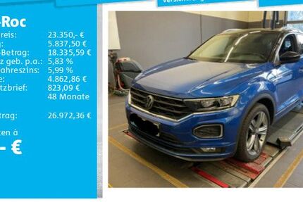VW T-Roc 57.500 km 22.750 &euro; Hannover 30655