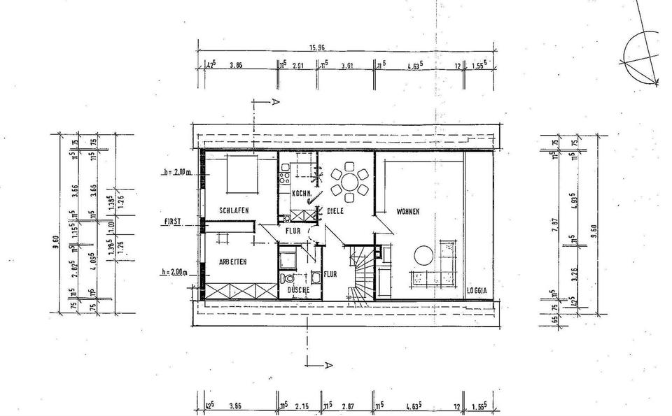 Dachgeschoßwohnung Seelze - 3 Zimmer, 82 m&sup2;, 850&euro; | Angebot:26446937