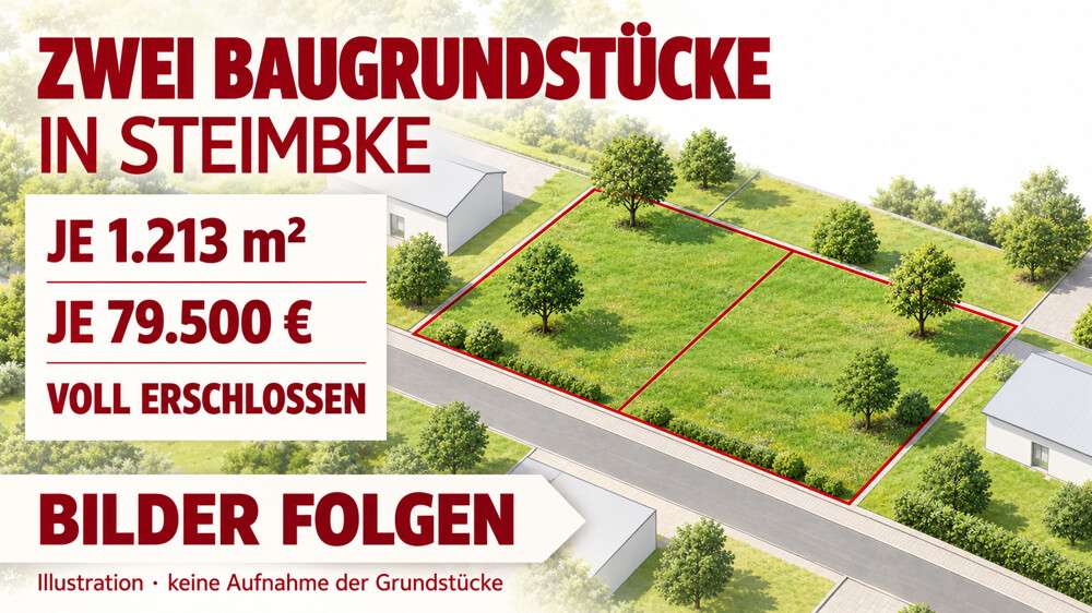 Grundstück zu verkaufen in Steimbke 79.500 € 1213 m² - Grundstück Steimbke | Angebot:27487884