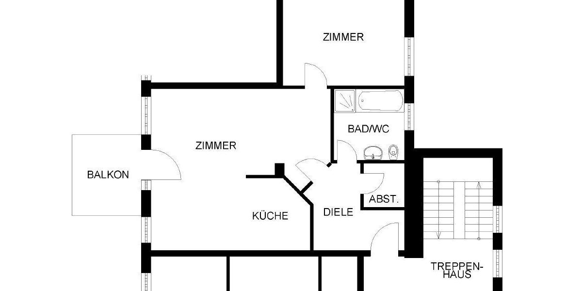 Etagenwohnung Bad Münder am Deister - 2 Zimmer, 76 m&sup2;, 600&euro; | Angebot:25979496