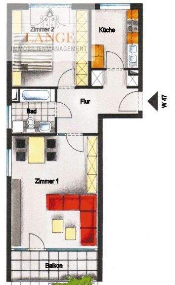 Etagenwohnung Hannover Groß Buchholz - 2 Zimmer, 65 m&sup2;, 229.500&euro; | Angebot:25815631