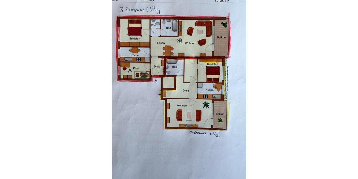 Dachgeschoßwohnung Seelze - 3 Zimmer, 79 m&sup2;, 229.000&euro; | Angebot:26007147