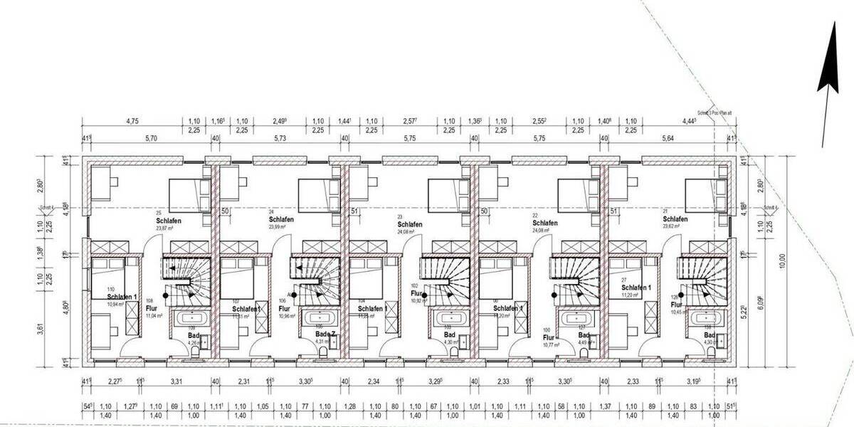 Reihenmittelhaus Sarstedt Heisede - 5 Zimmer, 132 m&sup2;, 399.000&euro; | Angebot:25686759