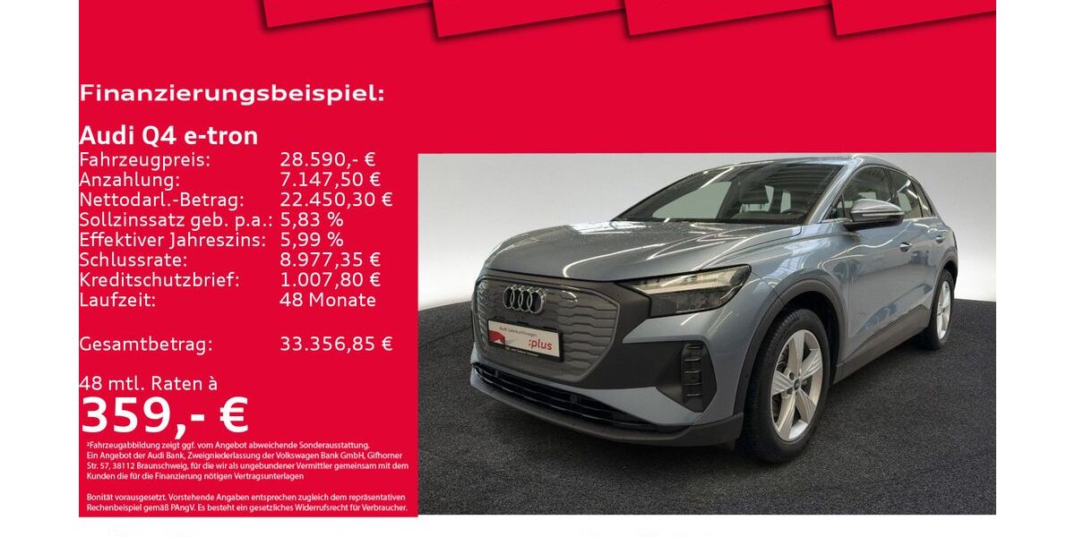 Audi Q4 e-tron 30.145 km 27.950 &euro; Hannover 30179