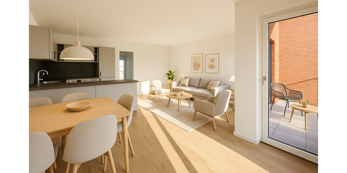 Etagenwohnung Hannover Bemerode - 4 Zimmer, 103 m&sup2;, 1.461&euro; | Angebot:27231379