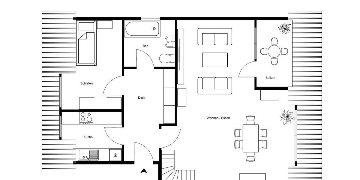 Maisonettenwohnung Neustadt am Rübenberge - 3 Zimmer, 95 m&sup2;, 240.000&euro; | Angebot:27445816