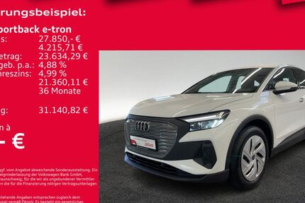 Audi Q4 e-tron 32.738 km 27.650 &euro; Hannover 30179