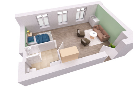 Wohnung Bad Nenndorf - 1 Zimmer, 40 m&sup2;, 1.191&euro; | Angebot:25751518