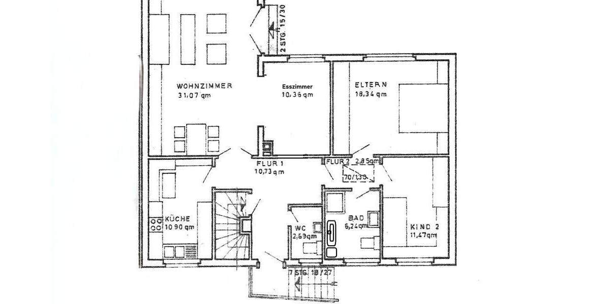 Doppelhaushälfte Garbsen Osterwald O. E. - 4 Zimmer, 115 m&sup2;, 390.000&euro; | Angebot:25697124