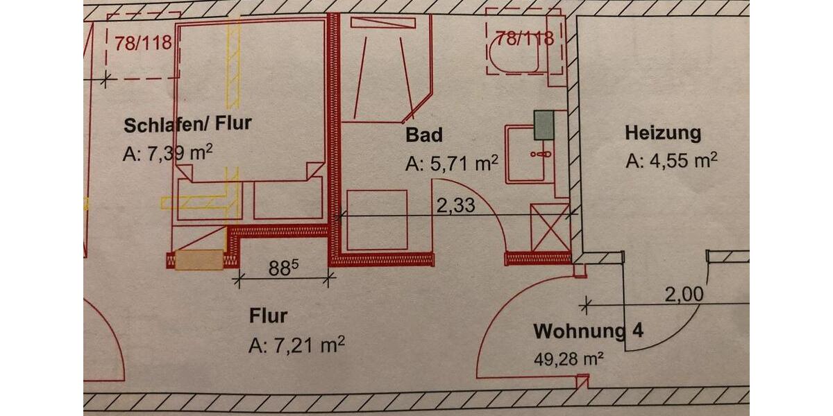 Dachgeschoßwohnung Garbsen Ortschaft Horst - 1.5 Zimmer, 47 m&sup2;, 520&euro; | Angebot:25874559