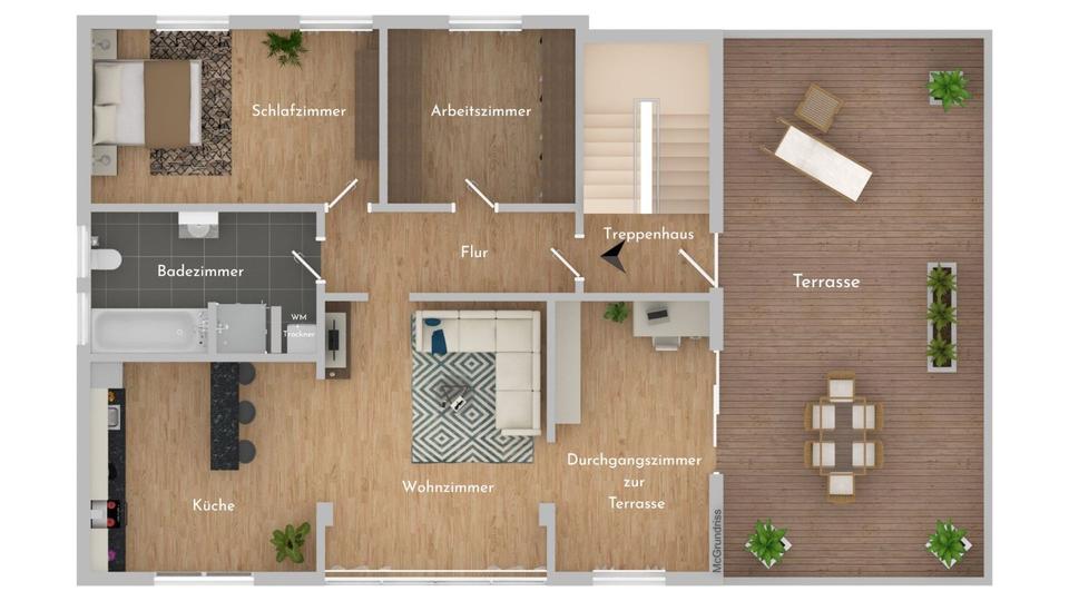 Etagenwohnung Wunstorf - 3 Zimmer, 110 m&sup2;, 1.350&euro; | Angebot:25919879