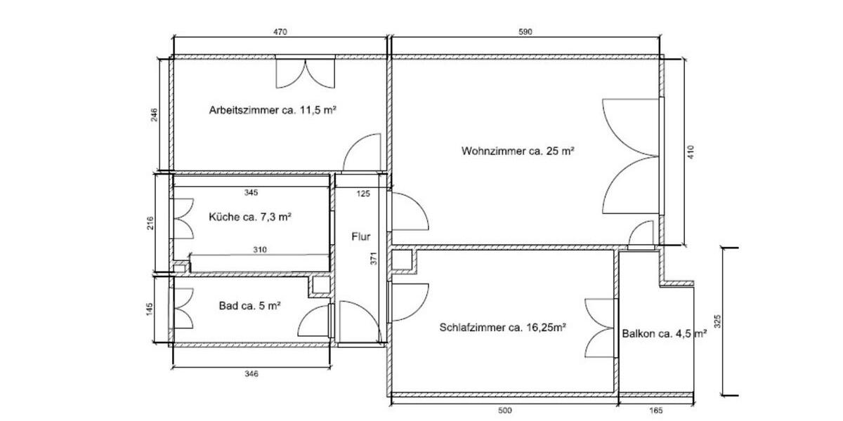 Etagenwohnung Hannover Vahrenwald-List - 3 Zimmer, 73 m&sup2;, 890&euro; | Angebot:25779793