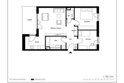 Wohnung Hannover Vahrenwald-List - 3 Zimmer, 76 m&sup2;, 1.294&euro; | Angebot:25306594