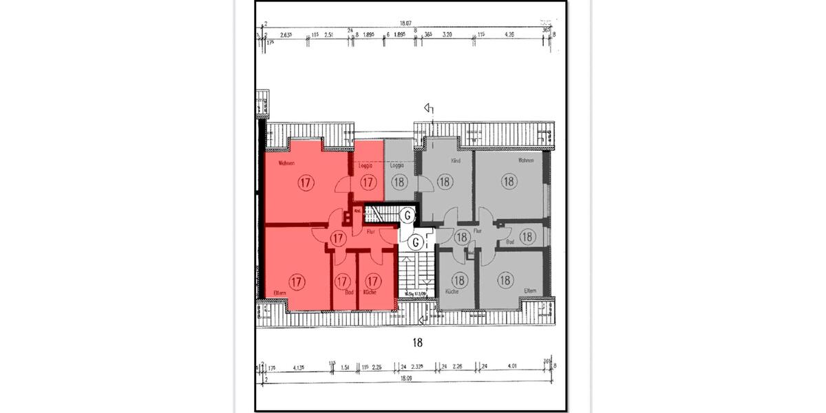 Dachgeschoßwohnung Hannover Döhren-Wülfel - 2 Zimmer, 69 m&sup2;, 215.000&euro; | Angebot:27445799
