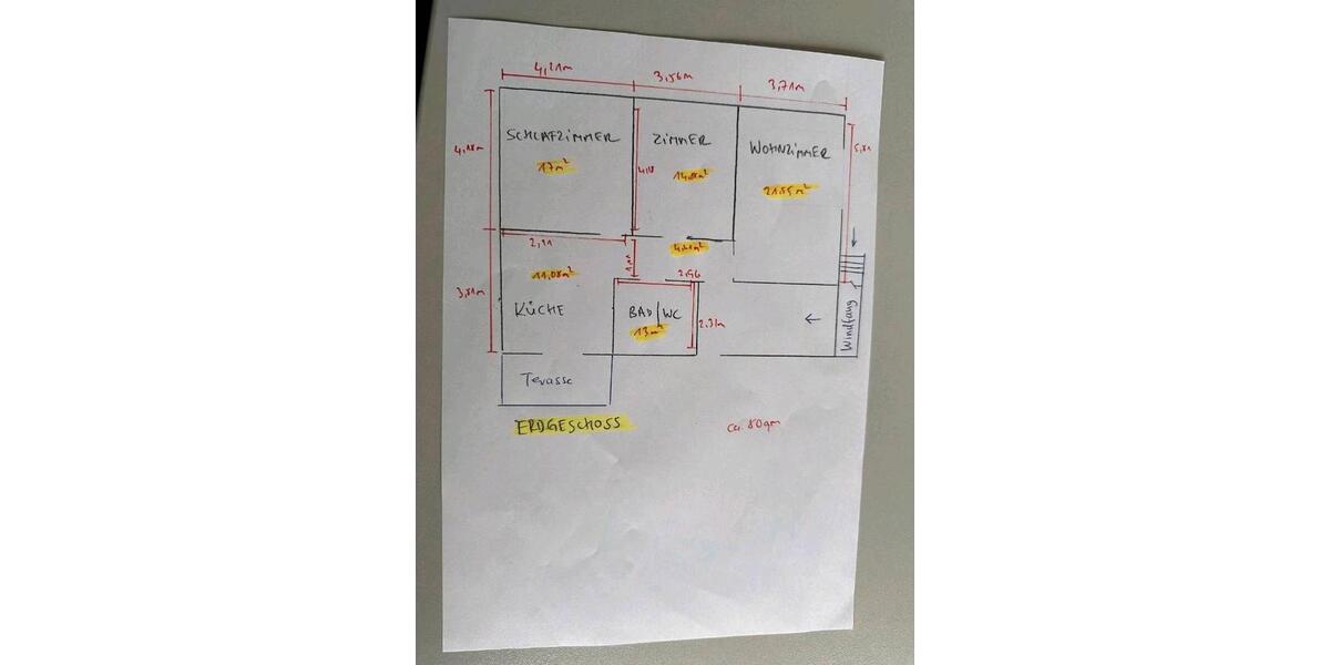 Erdgeschoßwohnung Seelze - 3 Zimmer, 83 m&sup2;, 1.350&euro; | Angebot:24993932