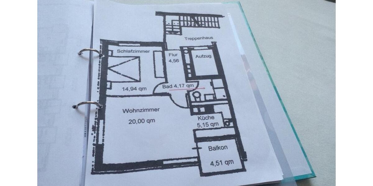 Etagenwohnung Neustadt am Rübenberge - 2 Zimmer, 53 m&sup2;, 165.000&euro; | Angebot:25292046