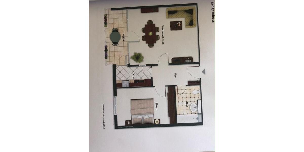 Erdgeschoßwohnung Bad Nenndorf - 2 Zimmer, 64 m&sup2;, 155.000&euro; | Angebot:26856343