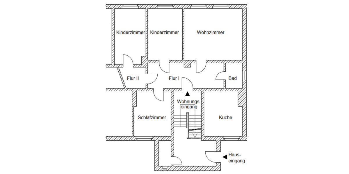 Hochparterre Hannover Linden-Limmer - 4 Zimmer, 105 m&sup2;, 299.000&euro; | Angebot:25106220